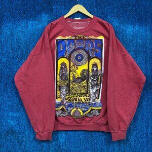 The Doors Sacramento Rock Show Poster Oversized Crewneck OS